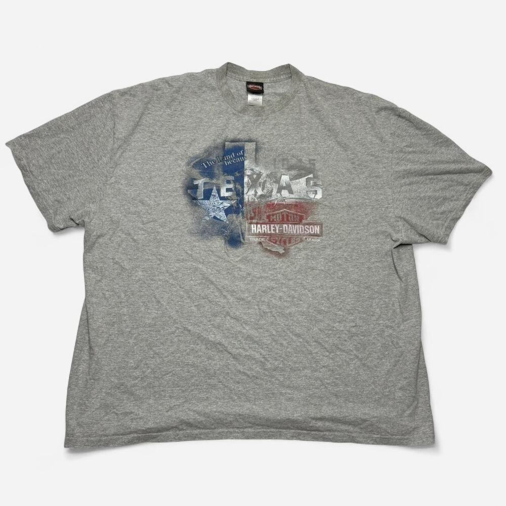 Harley Davidson Texas Barnett El Paso Graphic T Shirt Men’s 4XL Gray